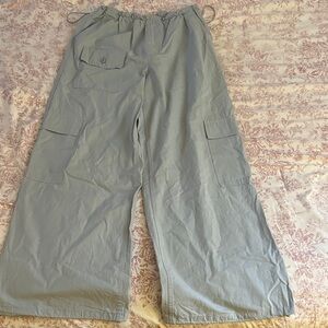Women's Light Gray Cargo Pants